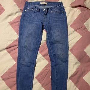 Levi’s sky blue stretchy jeans